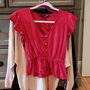 Short sleeve blouse
